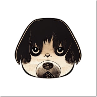 Sad Chibi dog Posters and Art